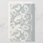 白いレース2 便箋 (正面/裏面)