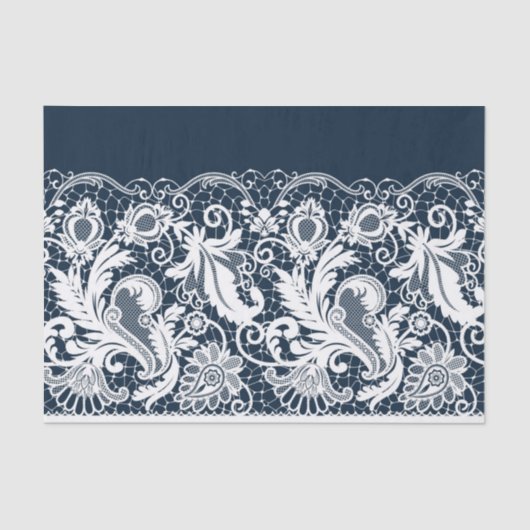 白いレース2 薄葉紙 (正面)