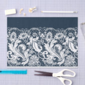 白いレース2 薄葉紙 (クラフト)