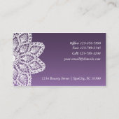 白いレース-マッサージ 名刺 (裏面)