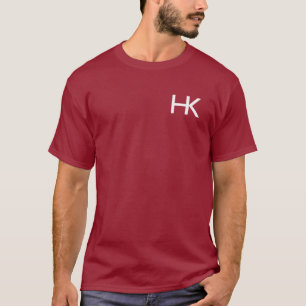 白いロゴのハリス牧場暗いTシャツ Tシャツ