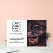 白いロゴ | ミニマルモダンス写真ブランディング アクリルサイン (ウェディング)