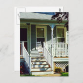 白いロッキングチェア ポストカード (正面/裏面)