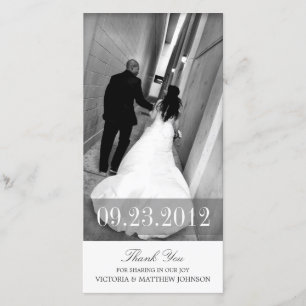 白いロマンス   結婚サンキューカード サンキューカード