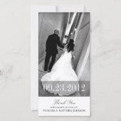 白いロマンス | 結婚サンキューカード サンキューカード (正面)