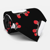 白いローラースケート ネクタイ (ロール)