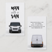 白いヴァンの名刺 名刺 (正面/裏面)