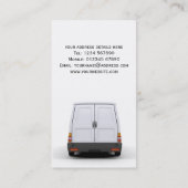 白いヴァンの名刺 名刺 (裏面)