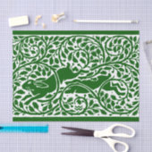 白いヴィンテージのウサギ10lbのティッシュペーパー 薄葉紙 (クラフト)