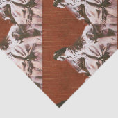 白いヴィンテージのラッ結婚ピング 薄葉紙 (詳細)