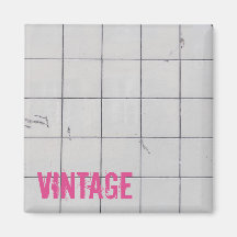 白いヴィンテージタイル80s 70s 60sレトロ使用外観