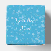 白い三日月と顔エレガントの白い星 フェイバーボックス (上部)