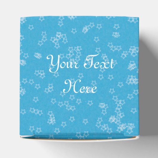 白い三日月と顔エレガントの白い星 フェイバーボックス (上部)