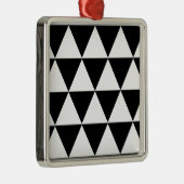 白い三角形 メタルオーナメント (右)
