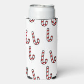 白い上にクリスマスキャンディーケーン スリム缶クーラー (Seltzer裏面)