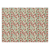 白い上にザクロとベラモス テーブルクロス (正面(横))