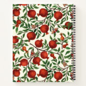 白い上にザクロとベラモス ノートブック (裏面)