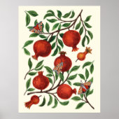 白い上にザクロとベラモス ポスター (正面)