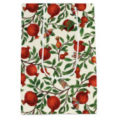 白い上にザクロとベラモス ミディアムペーパーバッグ (裏面)