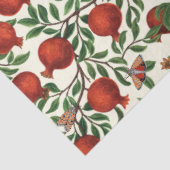 白い上にザクロとベラモス 薄葉紙 (詳細)