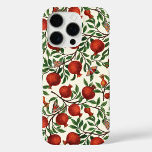 白い上にザクロとベラモス iPhone 16 PROケース