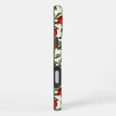 白い上にザクロとベラモス iPhoneケース (右側面)