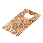 白い上に秋のリス クレジットカード栓抜き (裏面アングル)