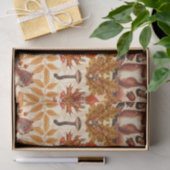 白い上に秋のリス 薄葉紙 (ギフト)