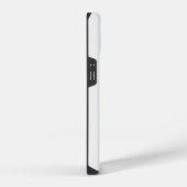 白い上の人をピクルス iPhoneケース (右側面)