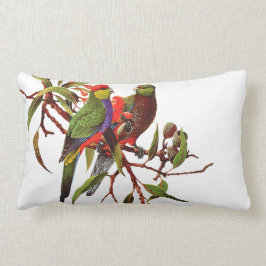 白い二重味方された枕クッションのROSELLAS ランバークッション