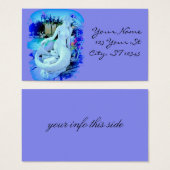 白い人魚の座っているサンダー_コーブ (正面&裏面)