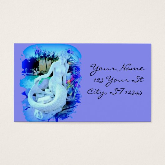 白い人魚の座っているサンダー_コーブ (正面)