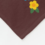 白い伝統的バーセロスの雄鶏 フリースブランケット (角)