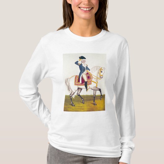 白い充電器のワシントン州、c.1835概要 tシャツ (正面)