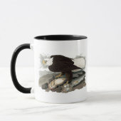 白い先頭に立たれたワシ|ジョン・ジェームズ・オーデュボン マグカップ (左)