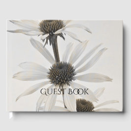 白い円錐形の花3つ ゲストブック