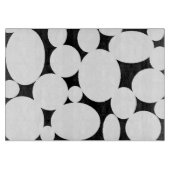 白い円 カッティングボード (正面)