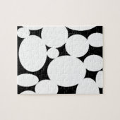 白い円 ジグソーパズル (横)