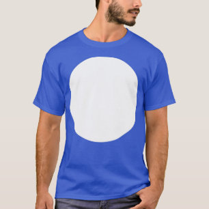 白い円 Tシャツ