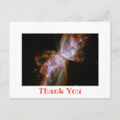 白い写真縁どありがとう ポストカード (正面)