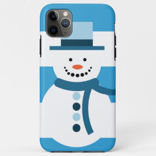 白い冬の雪だるま iPhone 11 PRO MAXケース