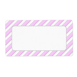 白い出荷ストライプラベルにピンク空白の色の ラベル