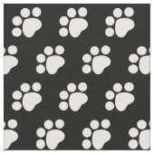 白い前紙印刷パターン ファブリック (クローズアップ)