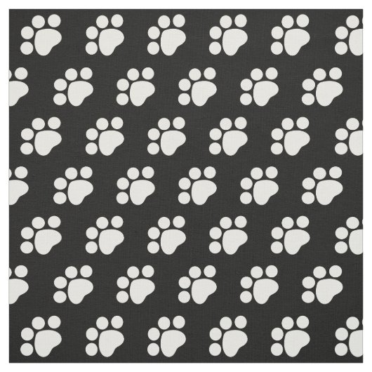 白い前紙印刷パターン ファブリック (見本)