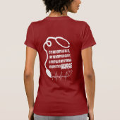 白い十字のコピー Tシャツ (裏面)