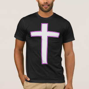 白い十字のTシャツ Tシャツ