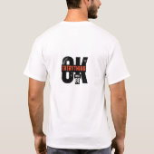 白い半袖Tシャツ Tシャツ (裏面)