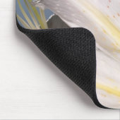 白い占星家ユリ(ユリのorientalis)、 マウスパッド (コーナー)