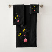 白い印を持つ黒猫 バスタオルセット (インサイチュ)