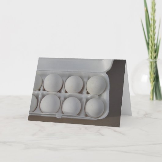 白い卵 カード (正面)